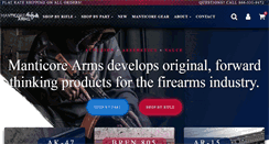 Desktop Screenshot of manticorearms.com